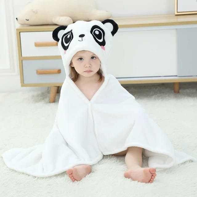 Hooded Kids Blanket – Panda Design 