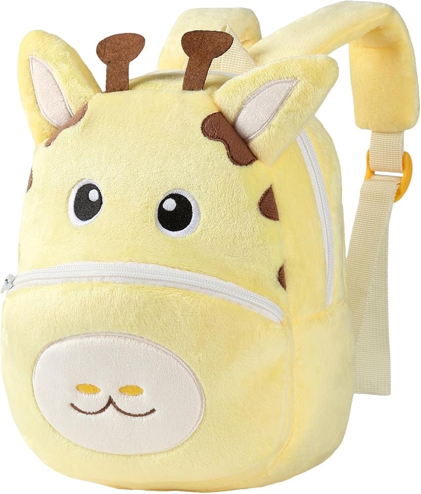 Cute Giraffe Plush Kids Backpack