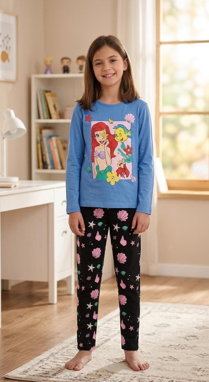 Girls cotton pyjama -Mermaid Print