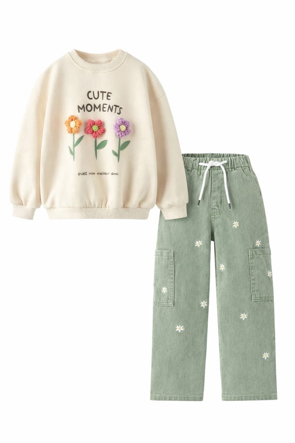 Girls Outfit Set - Cute Moments