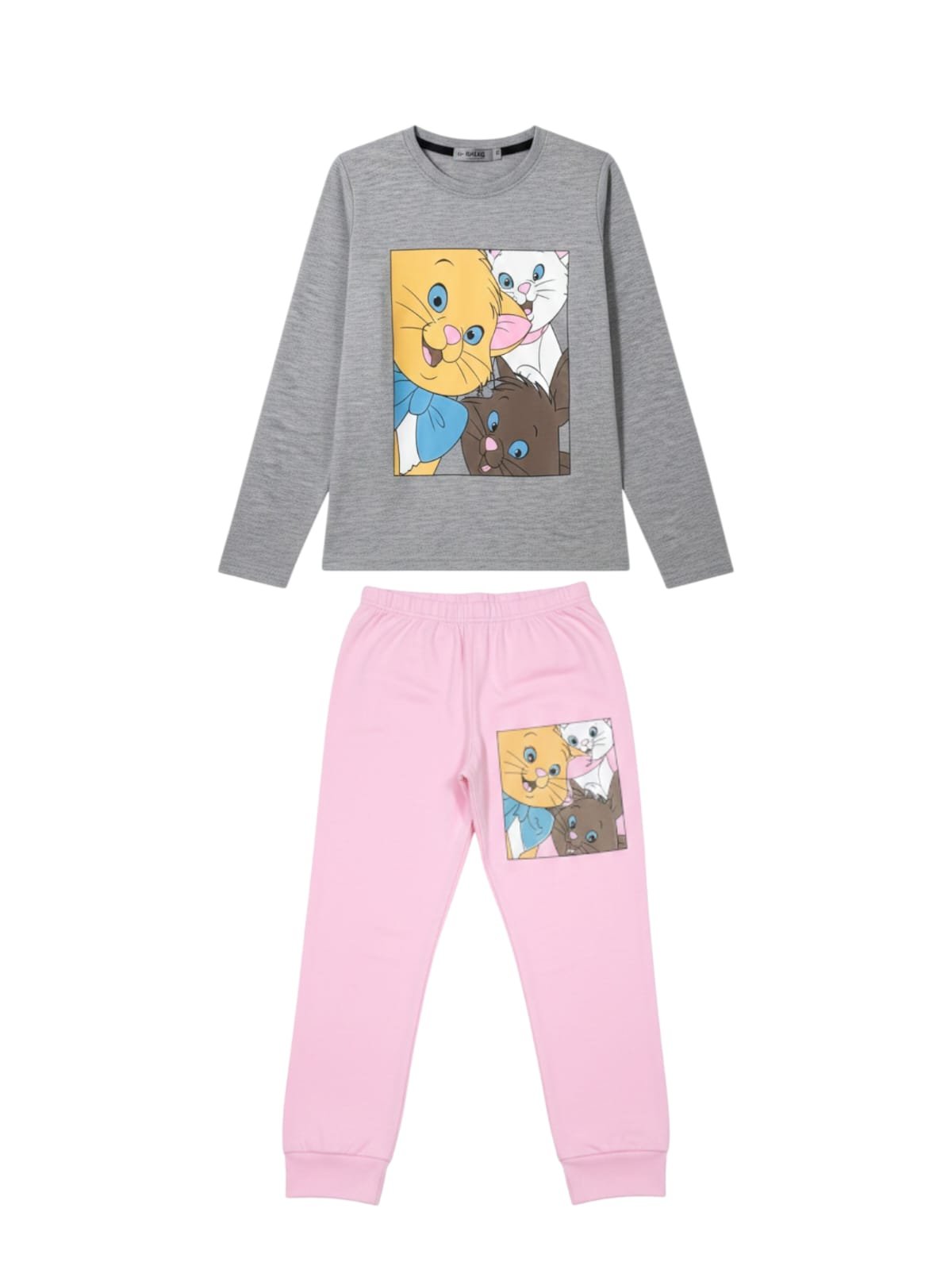 Girls cotton pyjama -Cat Print