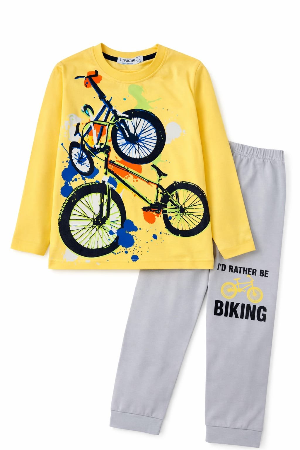 Boys cotton pyjama -Bike Print