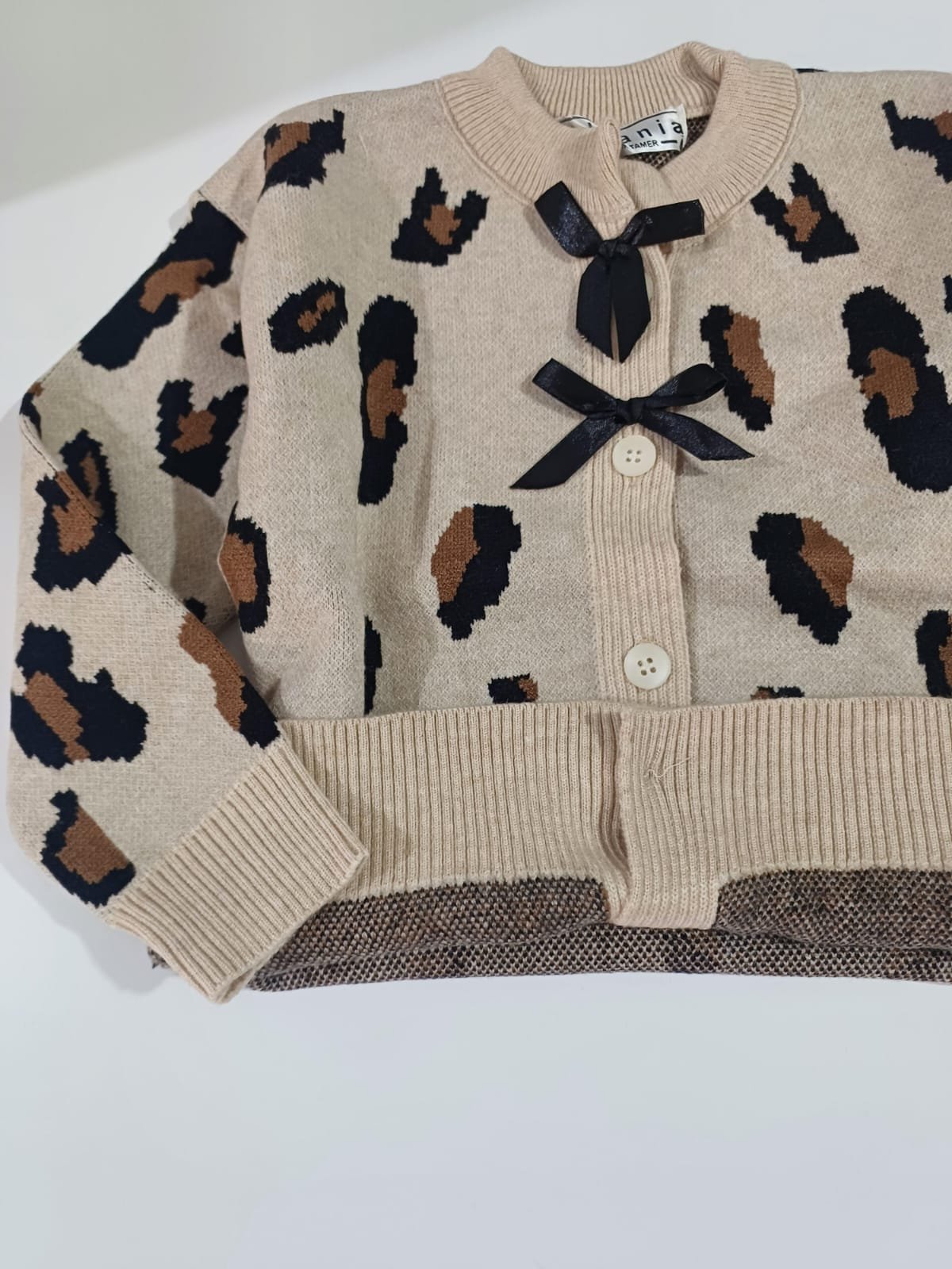 Girls Outfit Set - Elegant Tiger print - Image 3