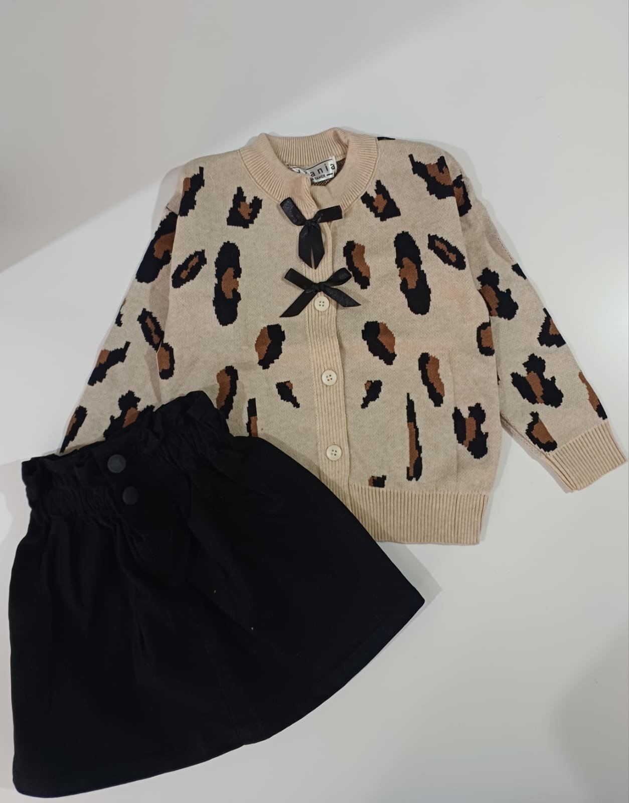 Girls Outfit Set - Elegant Tiger print - Image 4