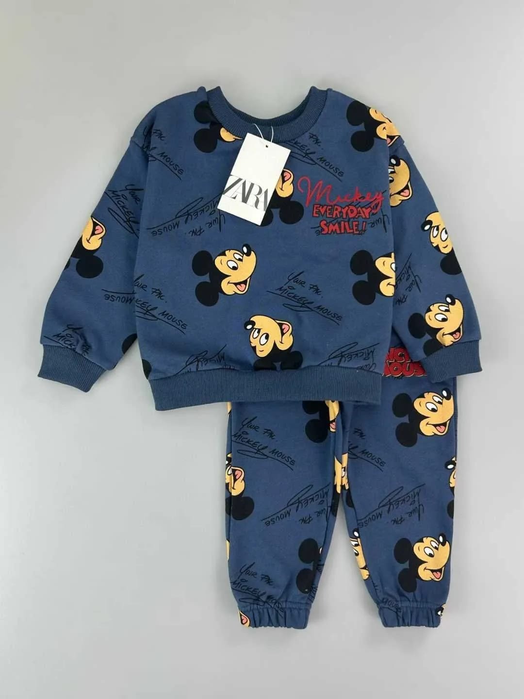 Boys Cotton training set – blue navy طقم رياضي قطعتين قطن ربيعي –كحلي فاتح
