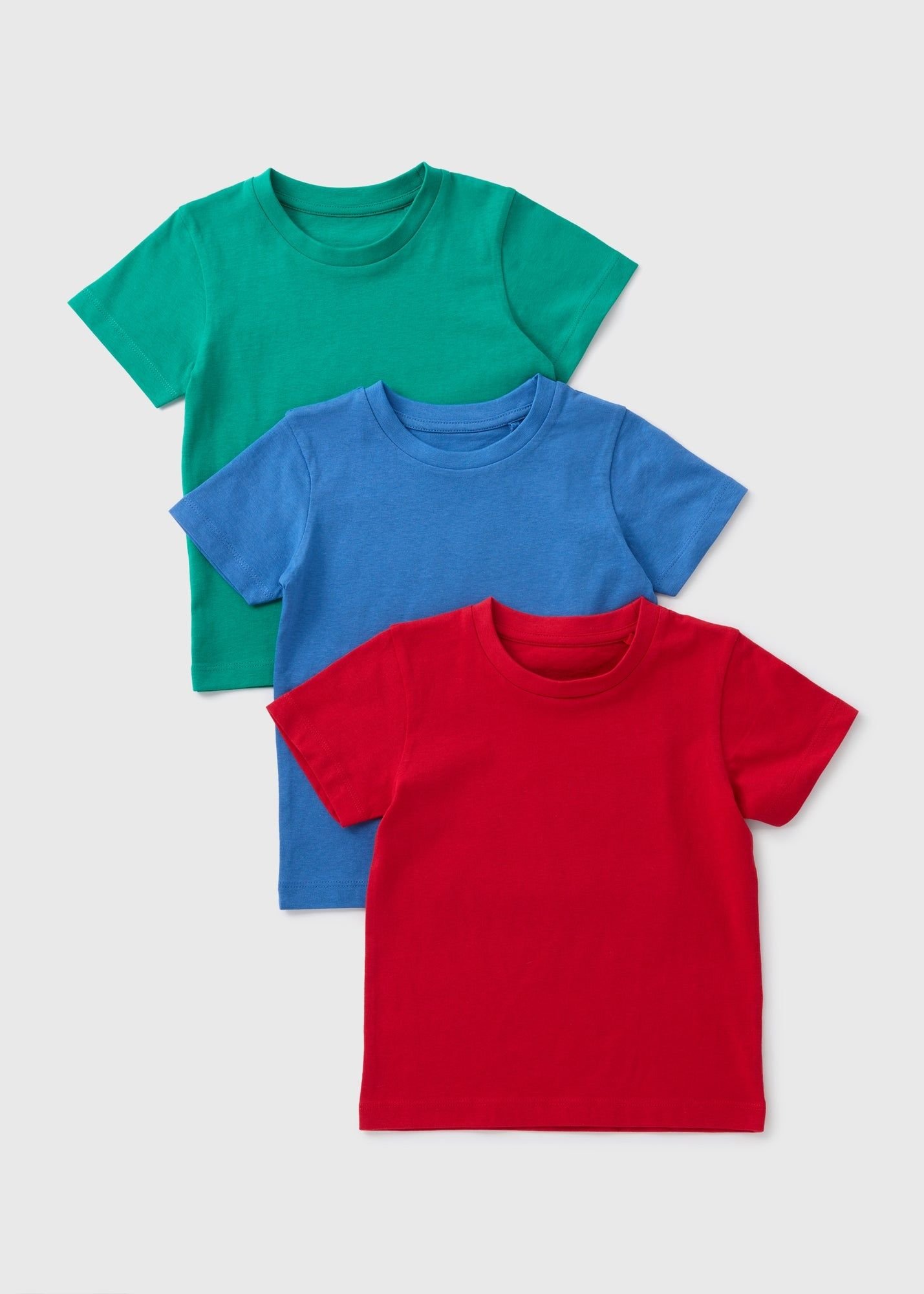 Boys 3pack T-shirts مجموعة 3 قطع تيشيرت قطن