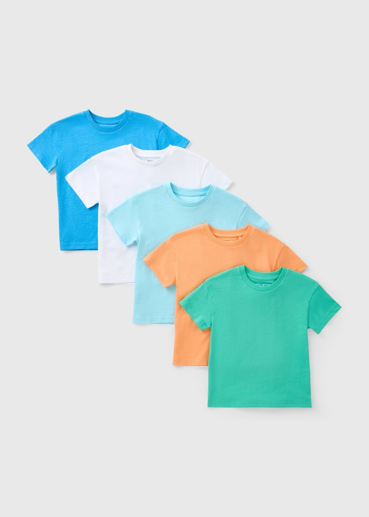 Boys 5pack T-shirts مجموعة 5 قطع تيشيرت قطن