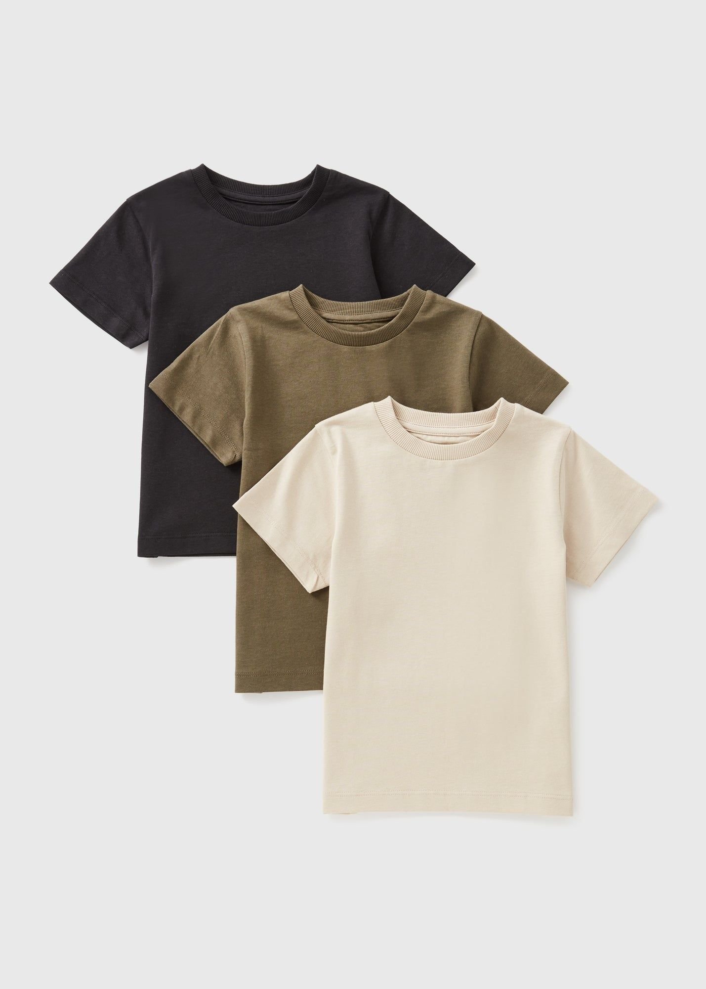 Boys 3pack T-shirts مجموعة 3 قطع تيشيرت قطن
