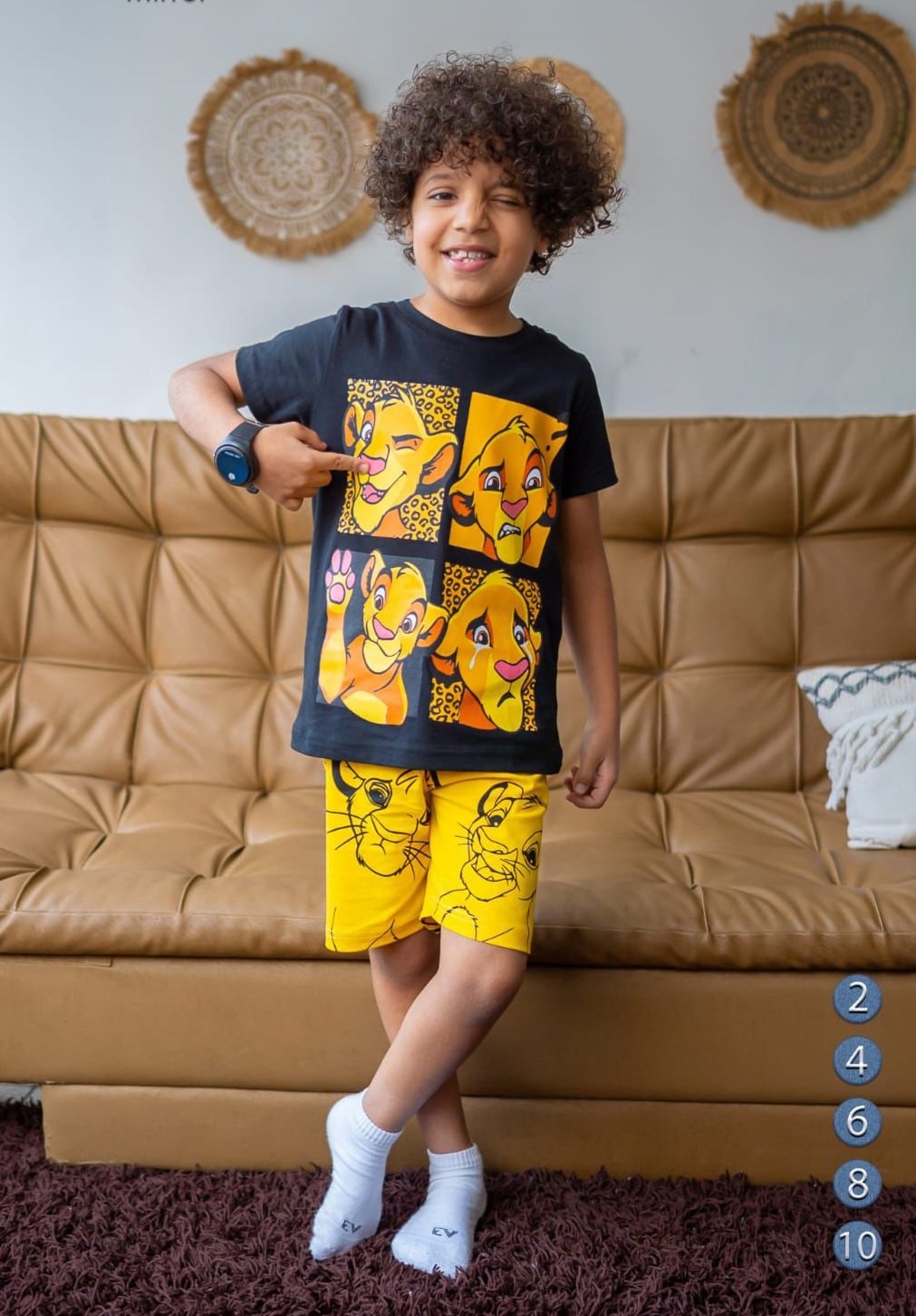 Boys Cotton Simba pyjama – بجامة سيمبا ولادي
