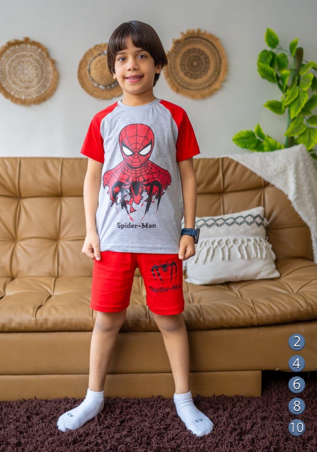 Boys Cotton Spiderman pyjama – بجامة سبايدرمان ولادي