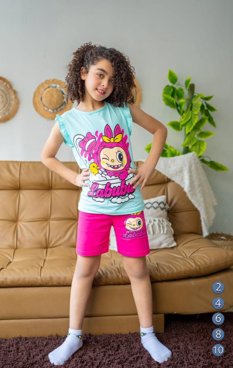 Girls Cotton Stitch pyjama – بجامة ستيتش بناتي