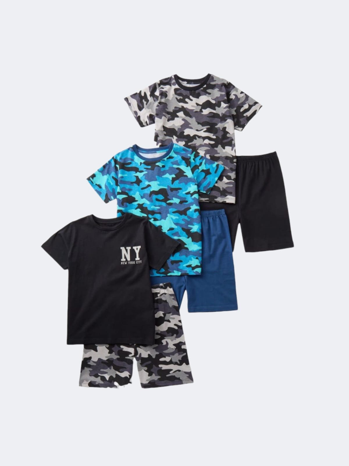 Boys Cotton pyjama Set – 3 Pack بجامات ولادي - 3 بجامات