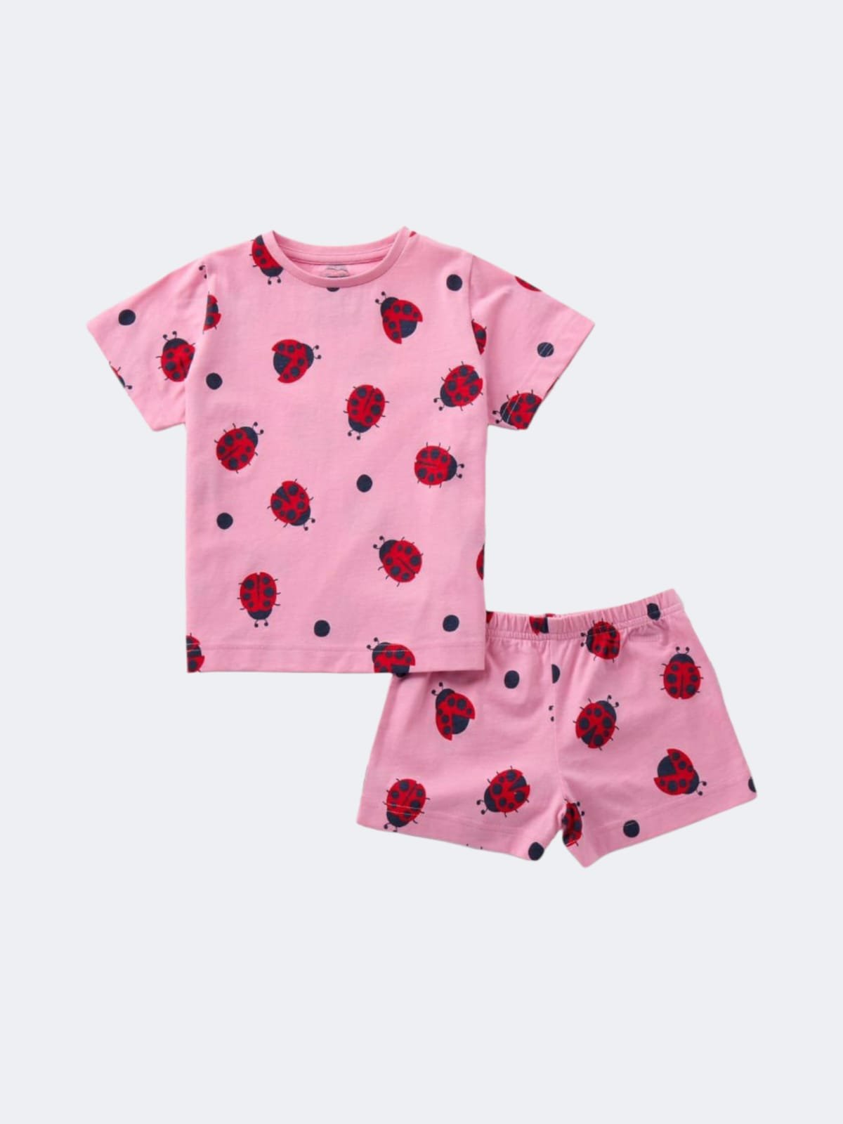 Girls Cotton Ladybug pyjama – بجامة بناتي شكل الدعسوقة