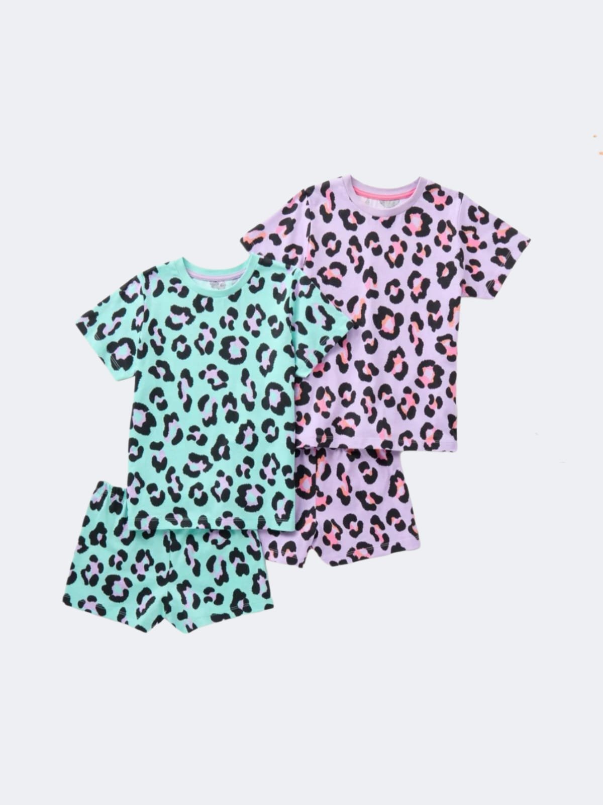 Girls Cotton pyjama Set – 2 Pack بجامات بناتي - بجامتين