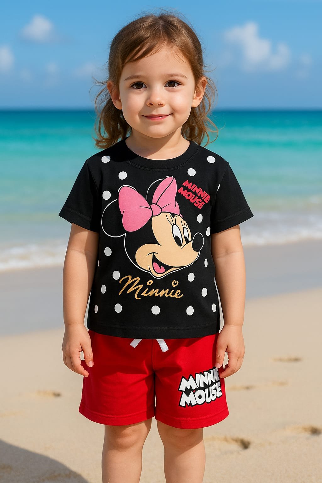 Girls Cotton MinnieMouse pyjama – بجامة بناتي ميني ماوس