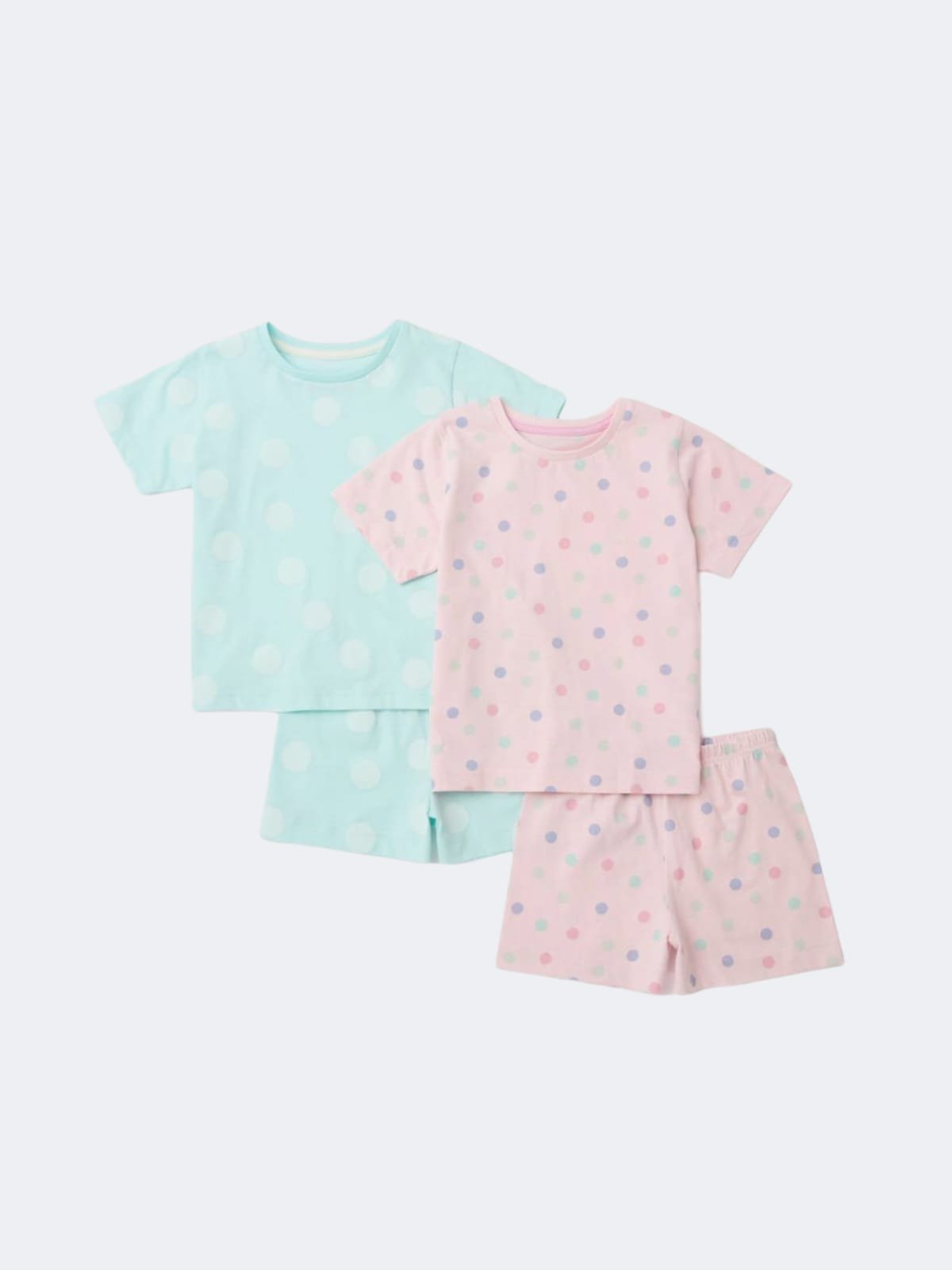 Girls Cotton pyjama Set – 2 Pack بجامات بناتي - بجامتين