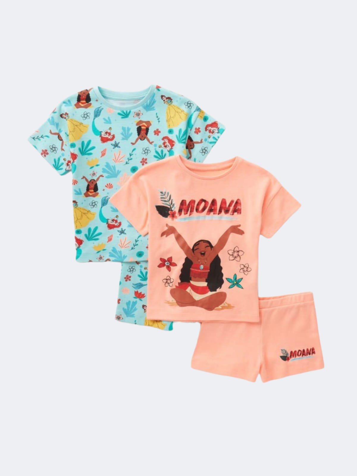 Girls Cotton pyjama Set – 2 Pack بجامات بناتي - بجامتين