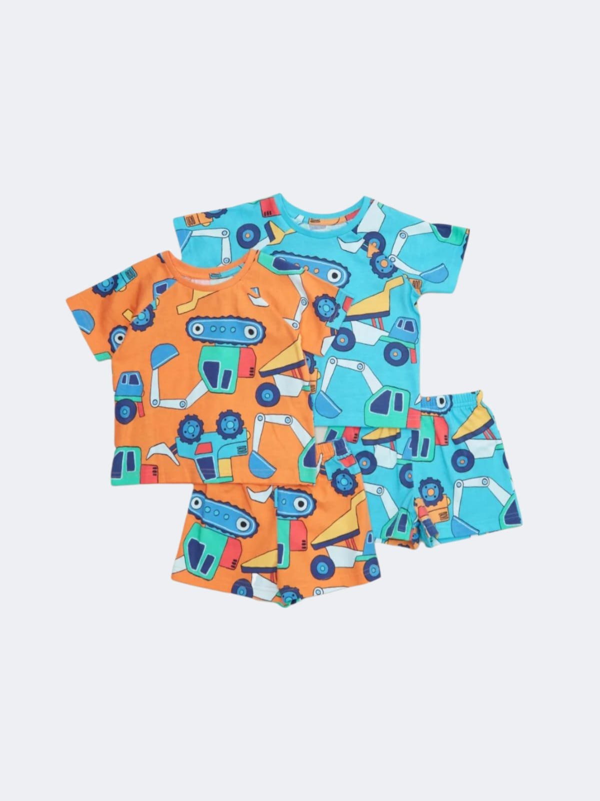 Boys Cotton pyjama Set – 2 Pack بجامات ولادي - بجامتين