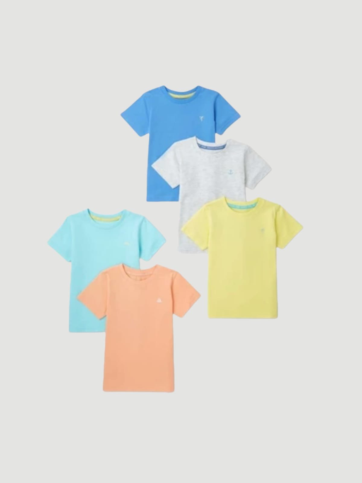 Boys 5pack T-shirts مجموعة 5 قطع تيشيرت قطن