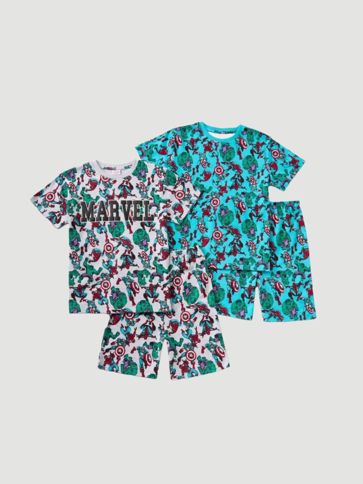 Boys Cotton pyjama Set – 2 Pack بجامات ولادي - بجامتين