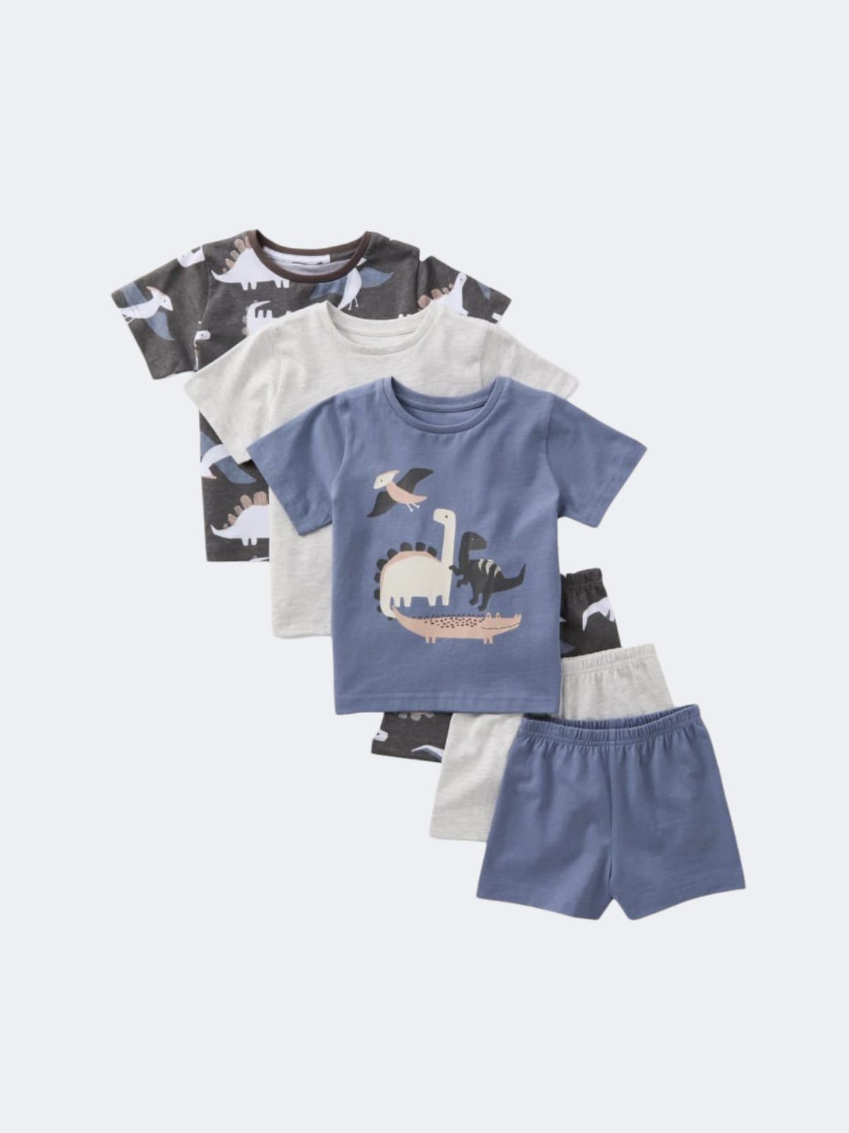 Boys Cotton pyjama Set – 3 Pack بجامات ولادي - 3 بجامات