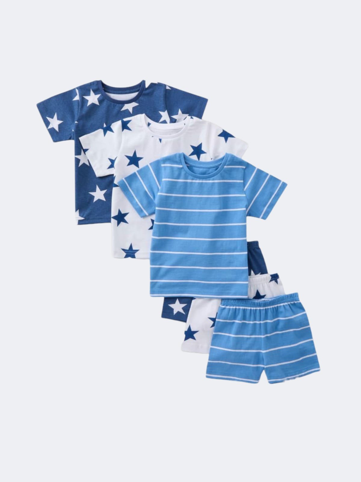 Boys Cotton pyjama Set – 3 Pack بجامات ولادي - 3 بجامات