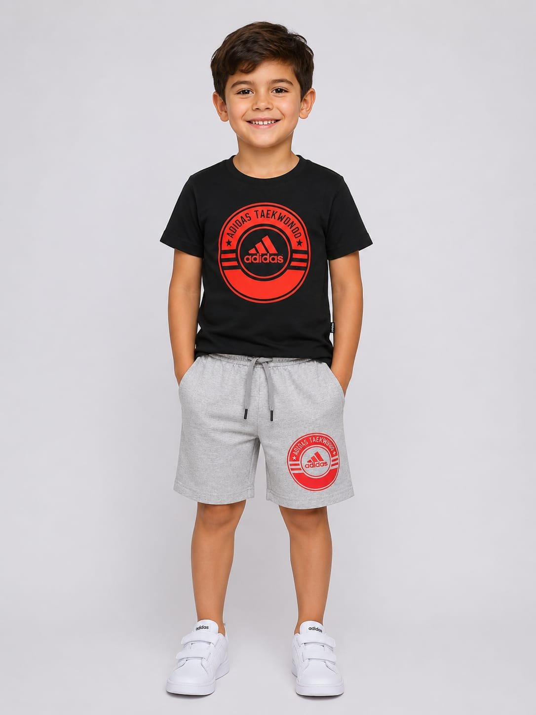 Boys Cotton Black set–  طقم رياضي قطن ولادي أسود
