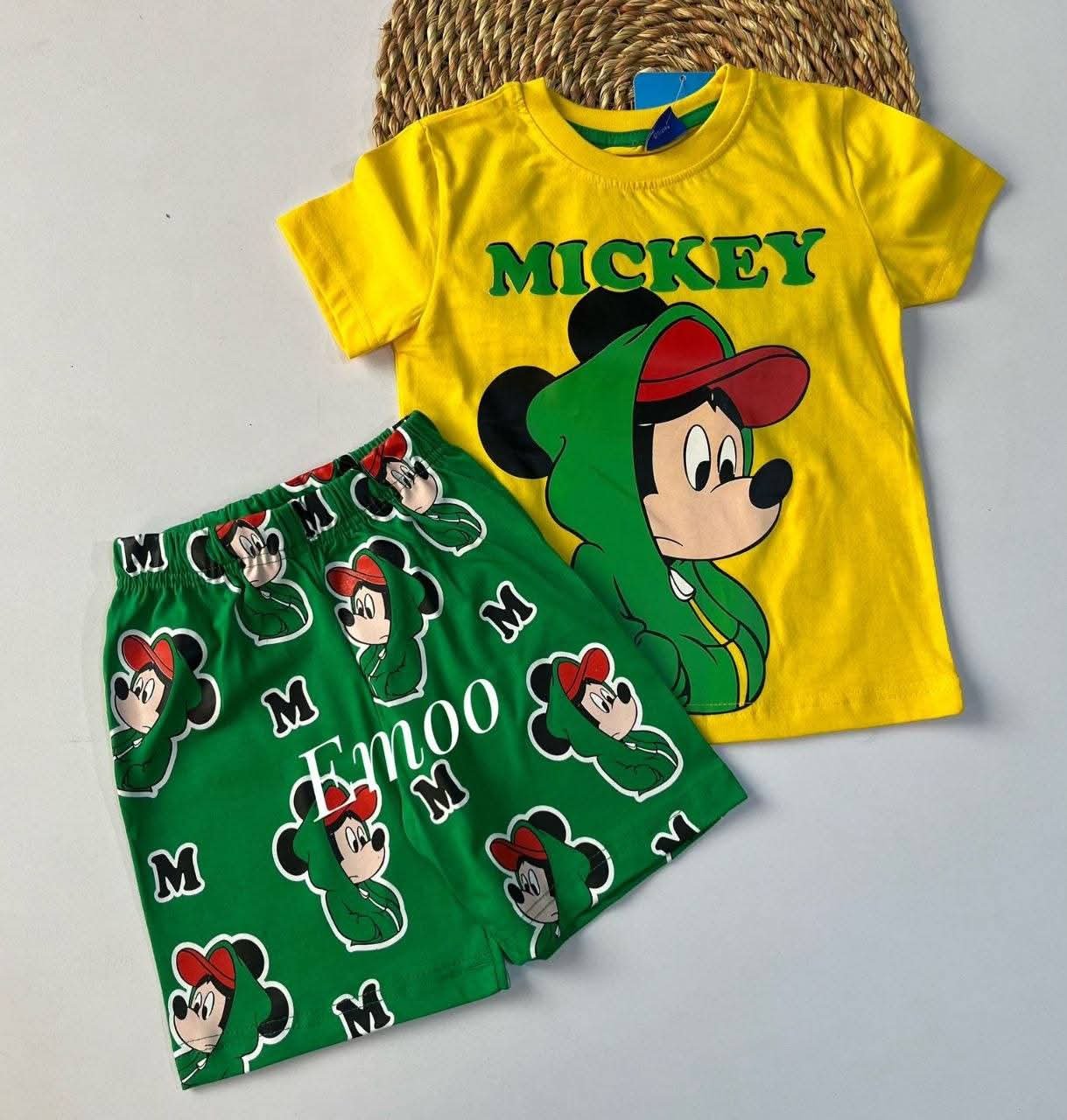 Boys Cotton Mickey Mouse pyjama – بجامة ولادي ميكي ماوس - Image 2