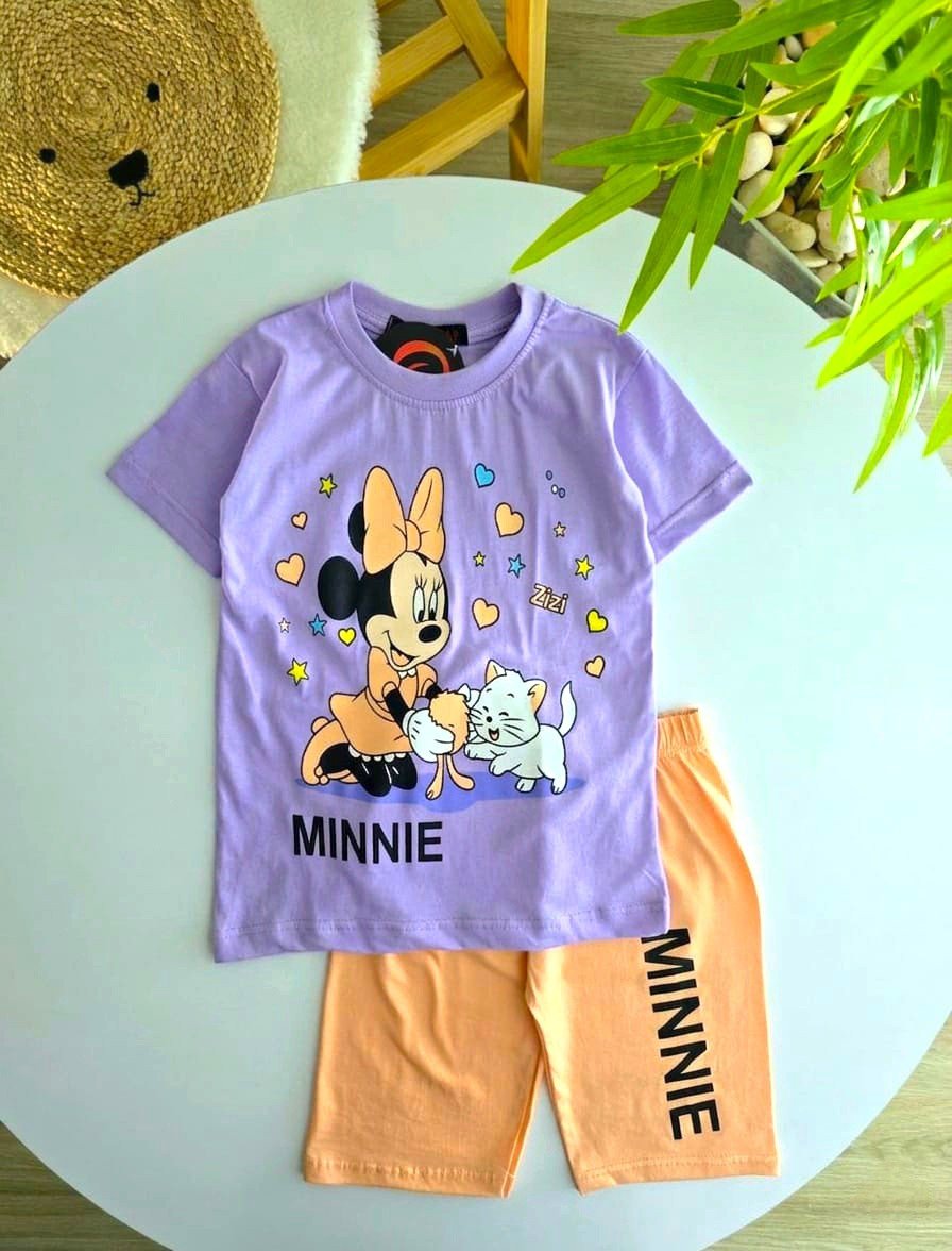 Girls Cotton Minnie Mouse pyjama –  بجامة بناتي ميني ماوس