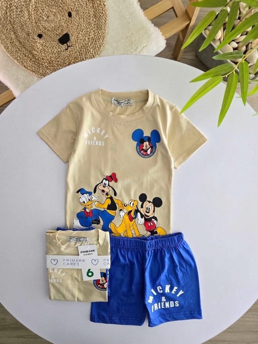 Boys Cotton Mickey and friends pyjama – بجامة ميكي والأصدقاء ولادي