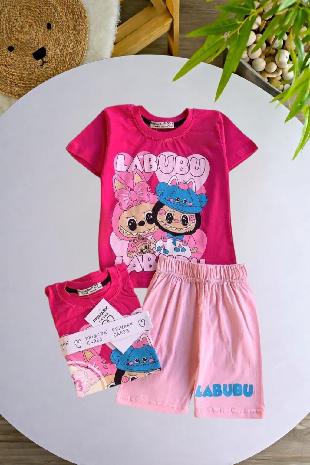 Girls Cotton Labubu pyjama – بجامة بناتي لابوبو