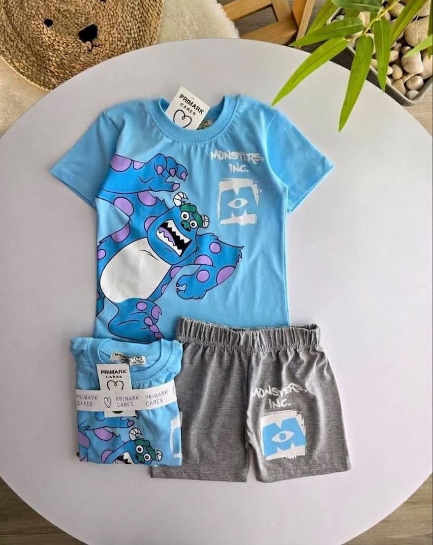 Boys Cotton Monster pyjama – بجامة مونستر ولادي