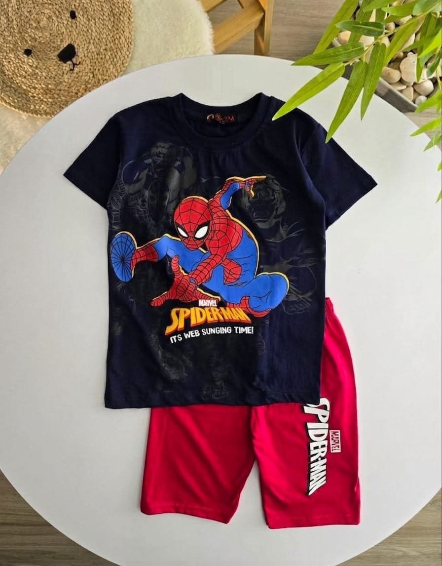 Boys Cotton Spiderman pyjama – بجامة سبايدرمان ولادي