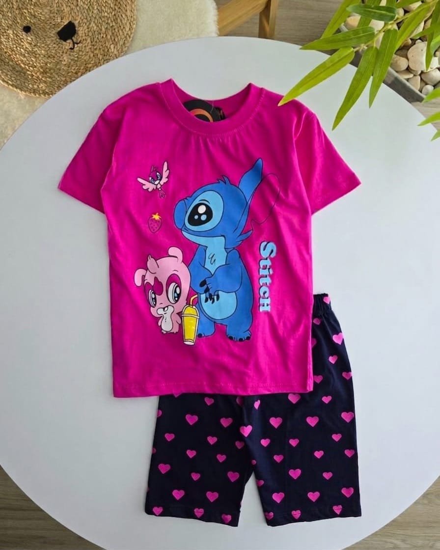 Girls Cotton Stitch pyjama – بجامة بناتي ستيتش