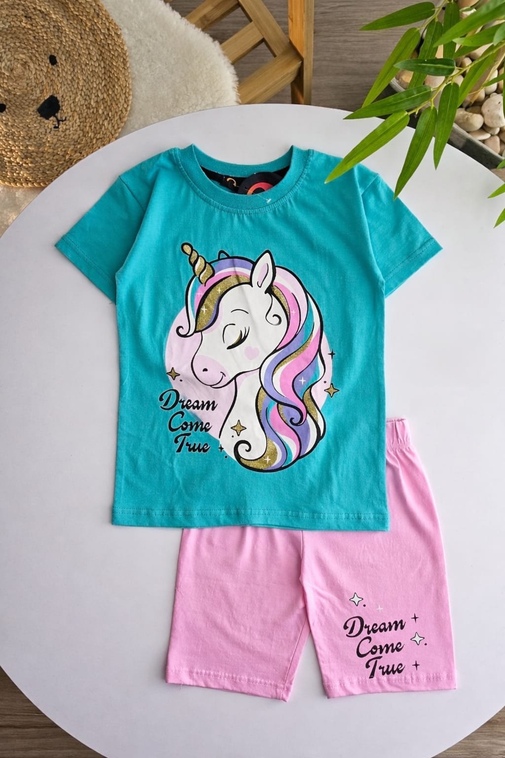 Girls Cotton Unicorn pyjama – بجامة بناتي يونيكورن