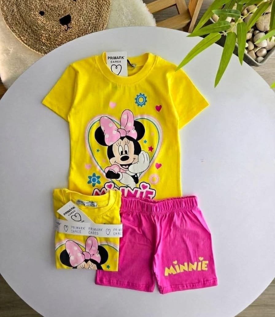 Girls Cotton Minnie Mouse pyjama –  بجامة بناتي ميني ماوس