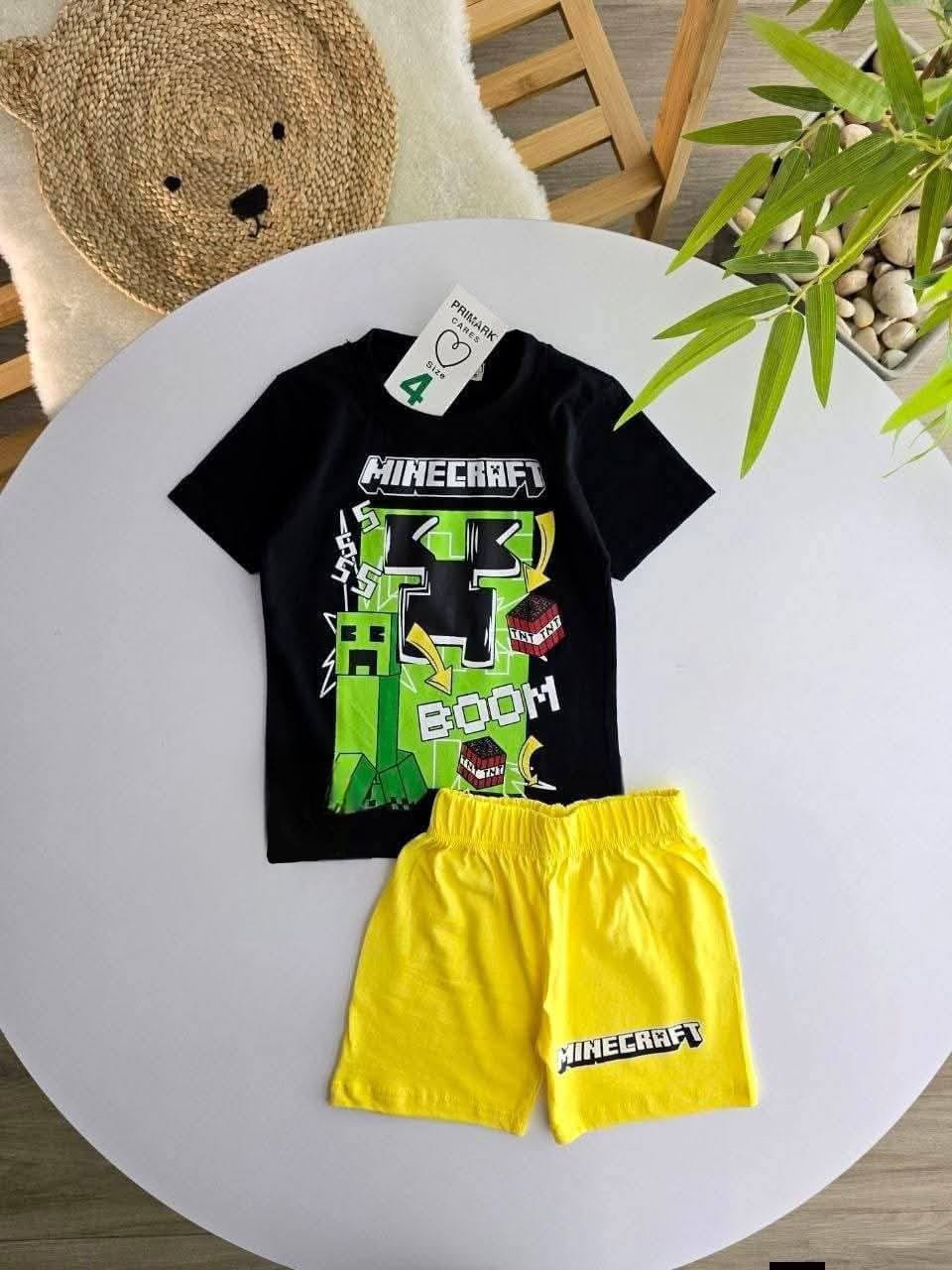 Boys Cotton Minecraft pyjama – بجامة ماينكرافت ولادي