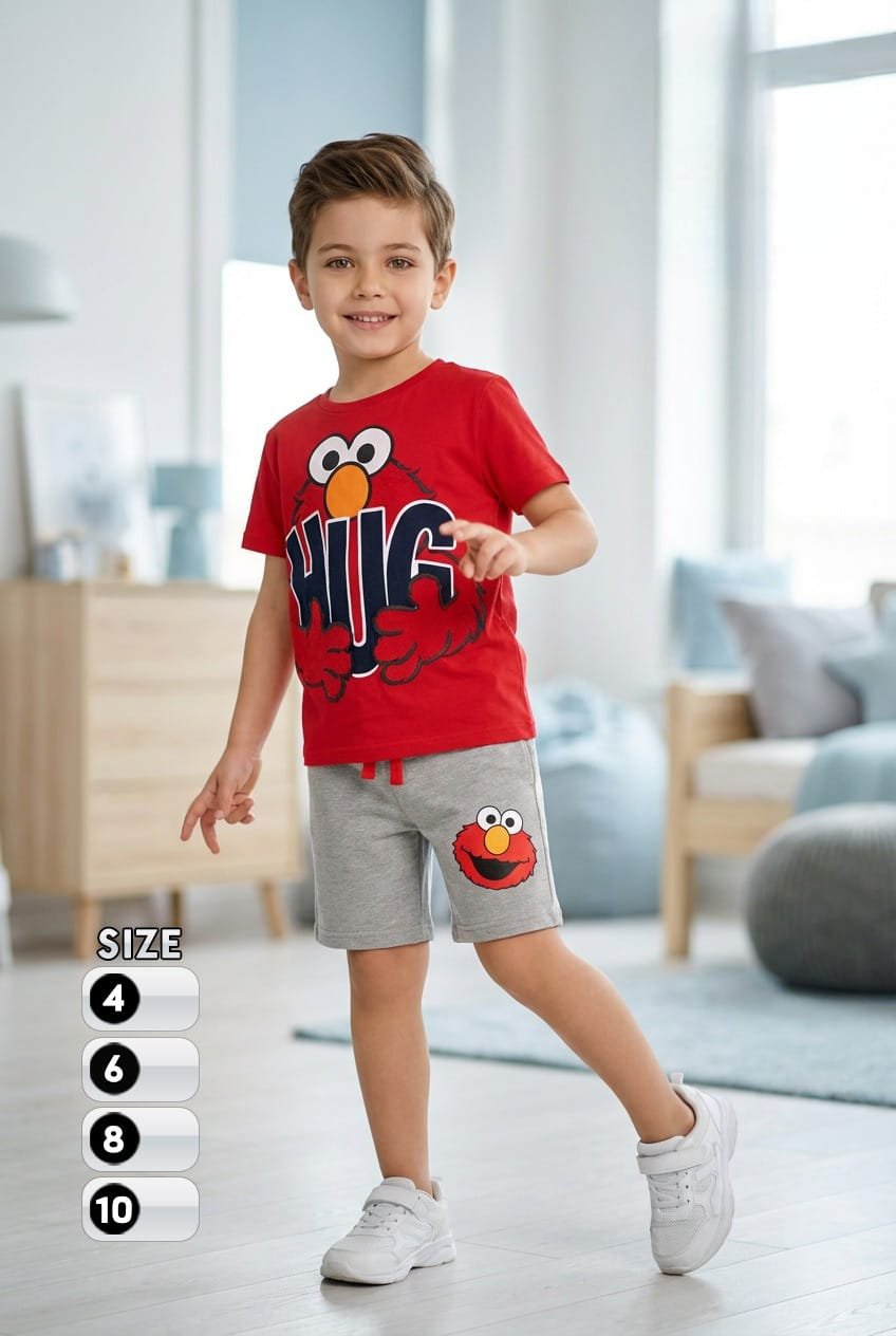 Boys Cotton Elmo pyjama – بجامة إلمو ولادي