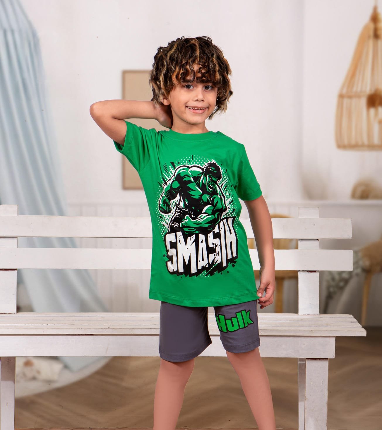 Boys Cotton Hulk pyjama – بجامة هلك ولادي