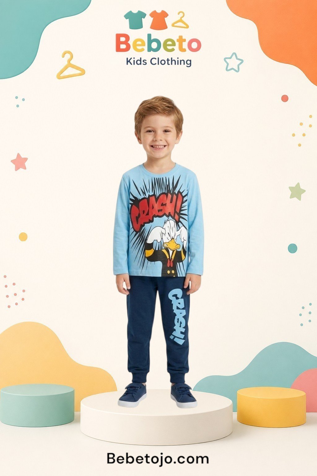 Boys Cotton Donald Duck pyjama –   بجامة قطن ولادي البطة دونالد