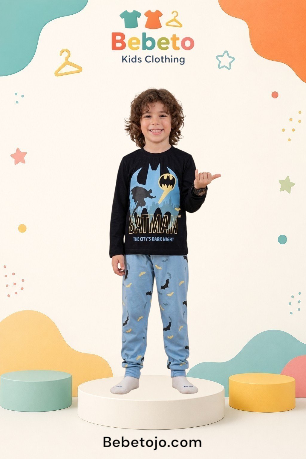 Boys Cotton Batman pyjama –  بجامة قطن ولادي باتمان