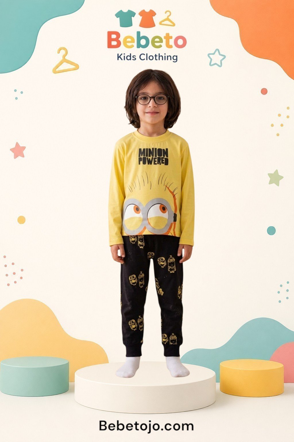 Boys Cotton Minions pyjama –  بجامة قطن ولادي مينيونز