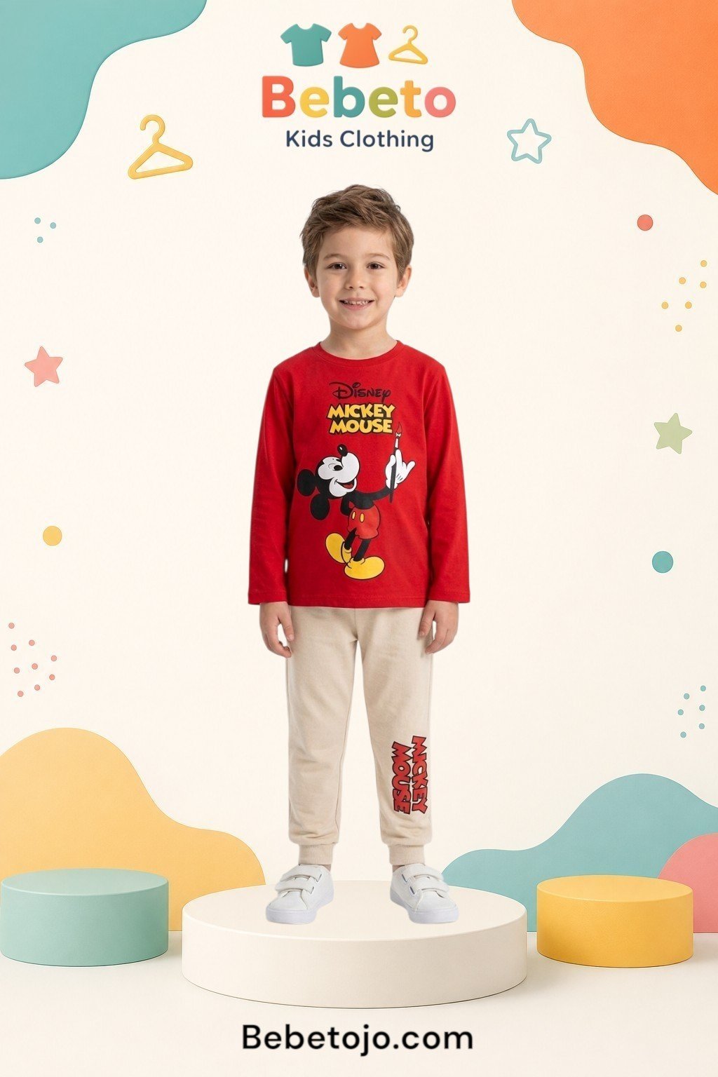 Boys Cotton Mickey Mouse pyjama –  بجامة قطن ولادي ميكي ماوس