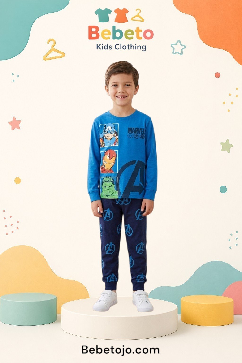 Boys Cotton Marvel The Avengers pyjama –  بجامة قطن ولادي مارفل
