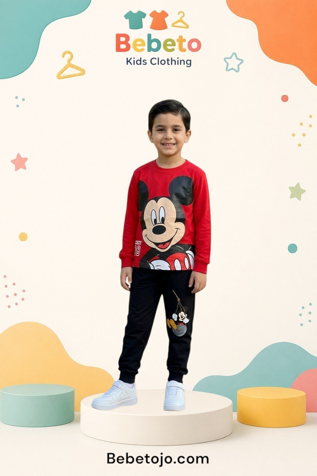 Boys Cotton Mickey Mouse pyjama –  بجامة قطن ولادي ميكي ماوس