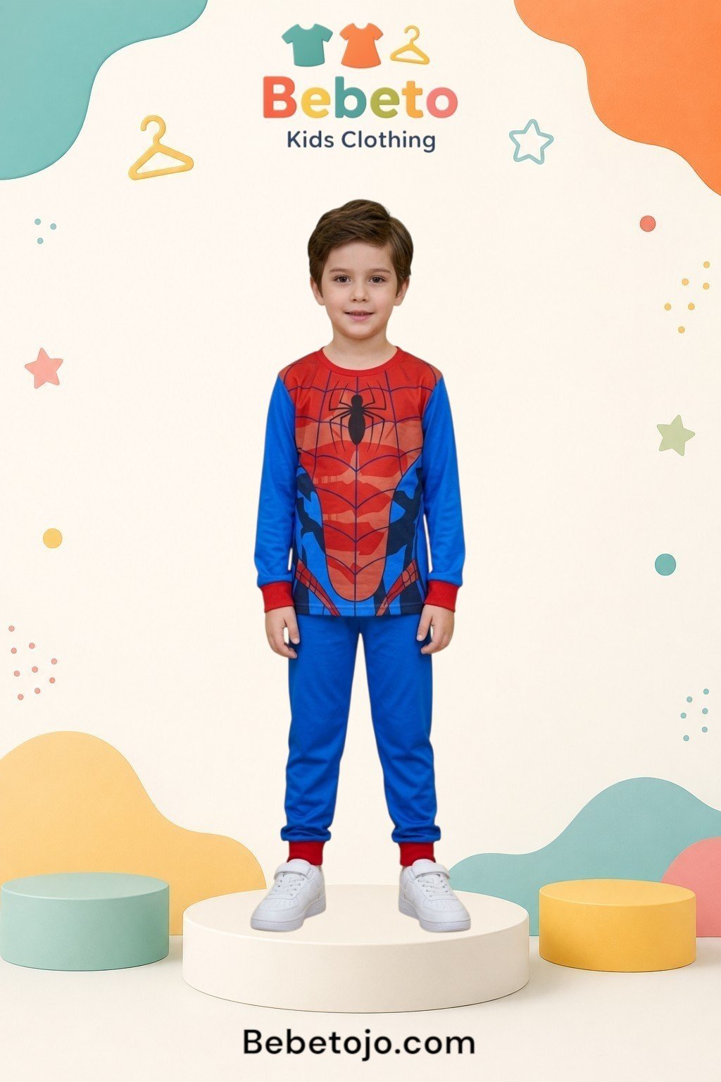 Boys Cotton Spiderman pyjama –  بجامة قطن ولادي سبايدرمان